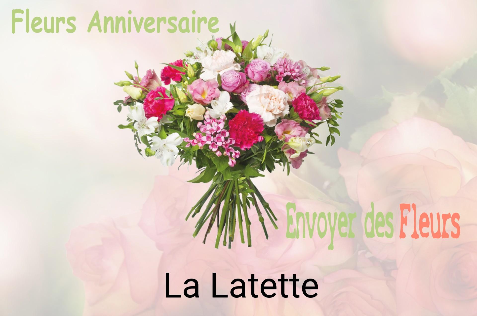 Bouquet de fleurs d’anniversaire livré à La Latette