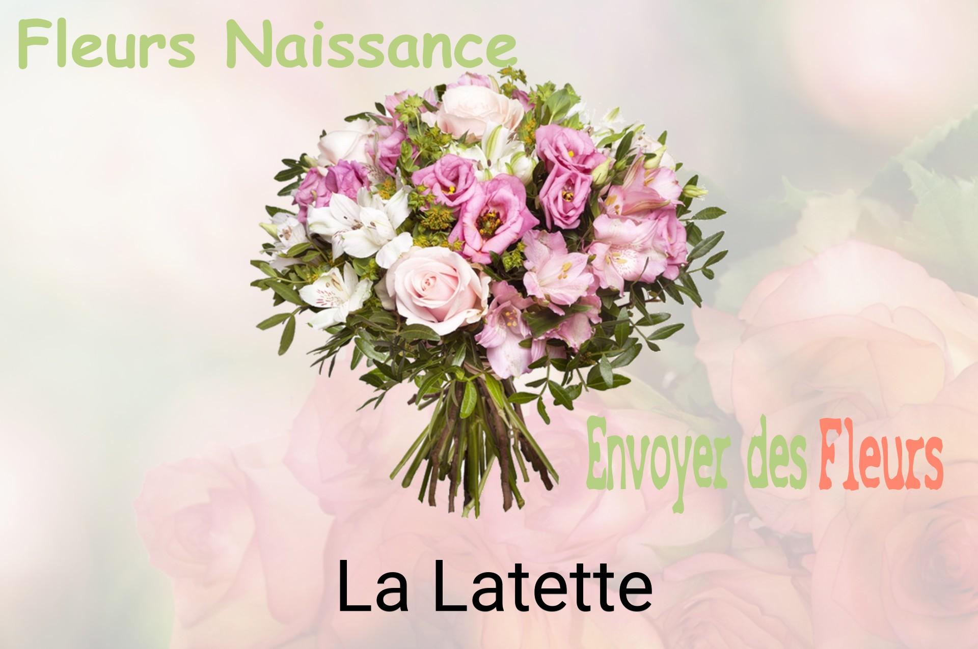 Bouquet de fleurs de naissance livré à La Latette